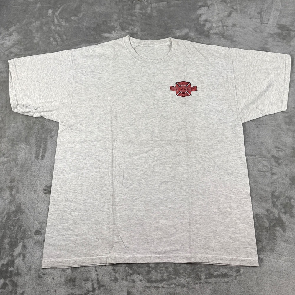 Collectible Central‎ Fire Academy Florida Trench Rescue Graphic T-Shirt Grey XL